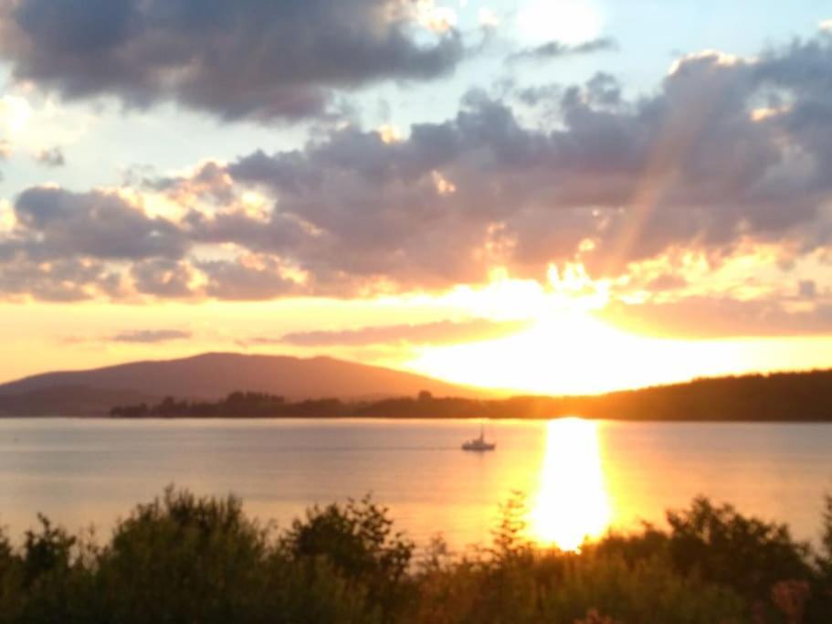 S Terasou A Vyhledem Na Jezero Lipno Apartament